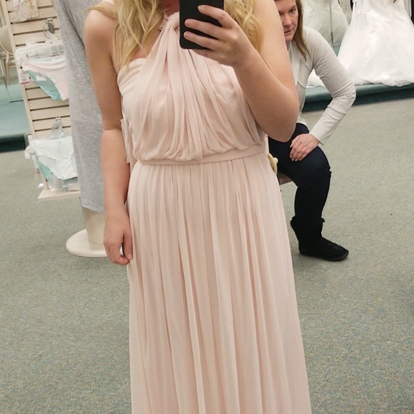 Light Pink Bridesmaid Dress - Picture 3 of 4